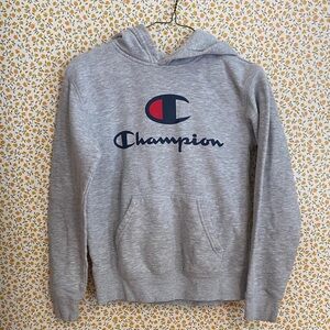 Boys Champion Gray Hoodie